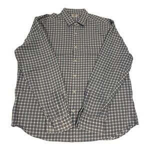 Faherty Brand Men's Plaid Button Down Long Sleeve Casual Shirt XXL‎ Cotton